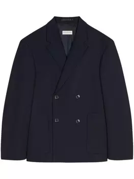 DRIES VAN NOTEN шерстяной пиджак, синий