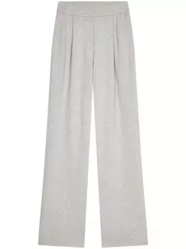 DRIES VAN NOTEN спортивные брюки прямого кроя, серый