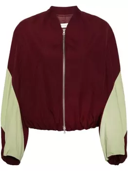 DRIES VAN NOTEN укороченный бомбер, красный