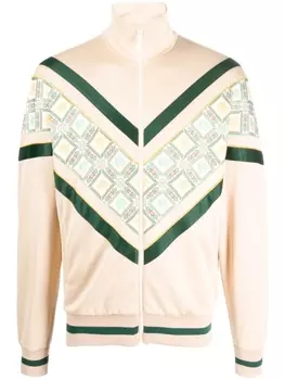 Drle De Monsieur атласный бомбер с узором, нейтральный цвет