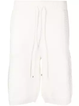 Drle De Monsieur фактурные шорты-бермуды, белый