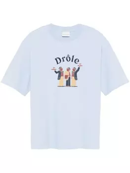 Drle De Monsieur футболка Le T-Shirt Crillon, синий