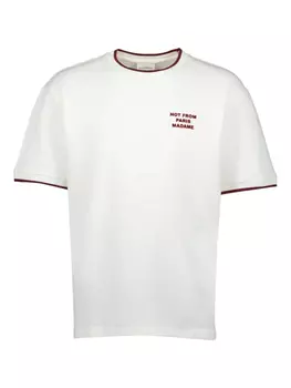 Drle De Monsieur футболка Not From Paris Madame, белый