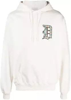 Drle De Monsieur худи с вышитым логотипом, нейтральный цвет