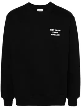 Drle De Monsieur le Sweatshirt Слоган топ, черный