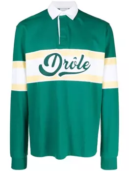 Drle De Monsieur рубашка поло с логотипом, зеленый