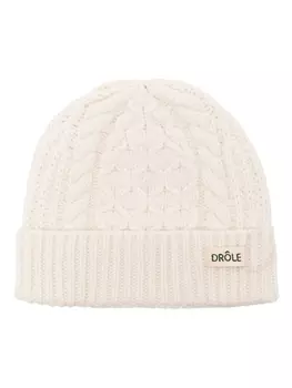 Drle De Monsieur шапка бини из шерсти мериноса, белый