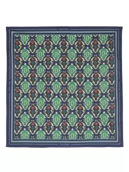 Drle De Monsieur шарф с графичным принтом, синий