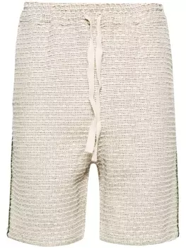 Drle De Monsieur шорты из ткани букле, нейтральный цвет