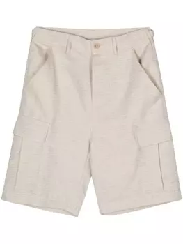 Drle De Monsieur шорты карго в клетку, нейтральный цвет