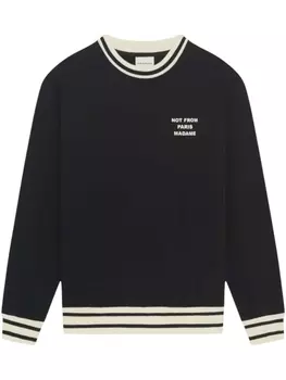 Drle De Monsieur толстовка Le Sweatshirt Slogan Sport, черный