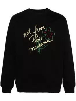 Drle De Monsieur толстовка с надписью, черный