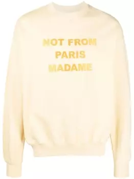 Drle De Monsieur толстовка с принтом, желтый