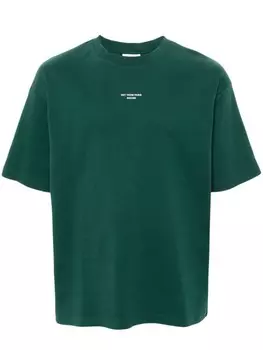 Drle De Monsieur топ Le T-shirt Slogan Classique, зеленый