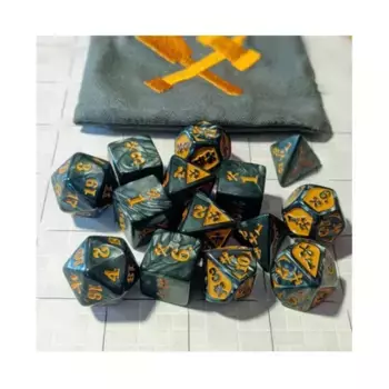 Дробящие повреждения — акрил, мрамор с медью (14), Damage Dice