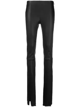 Drome кожаные легинсы, черный