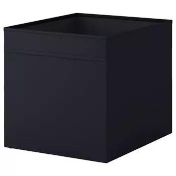 DRNA ДРЁНА Коробка, черный, 33x38x33 см IKEA