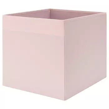 DRNA ДРЁНА Коробка, светло-розовая, 33x38x33 см IKEA