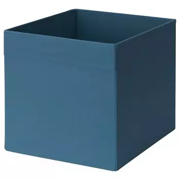 DRNA ДРЁНА Коробка, темно-синяя, 33x38x33 см IKEA