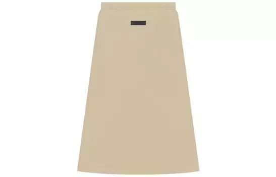 Drop2 SS23 Трикотажное платье женское Песочно-белое Fear Of God Essentials