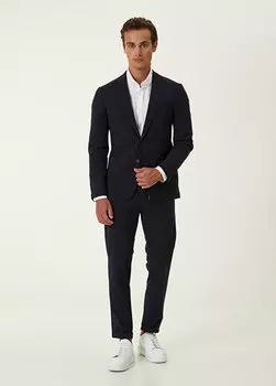 Drop 6 темно-синий технический костюм Beymen