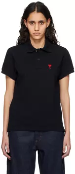 Друг Сердца Поло AMI Paris, черный