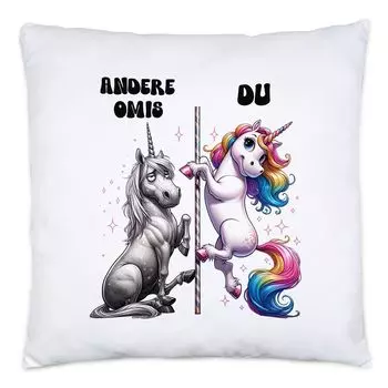 Другие бабушки, подушка-единорог, в том числе наполнитель, который любят бабушки и внуки Hey!Print, белый