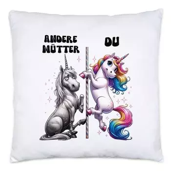 Другие матери, подушка-единорог, включая наполнение Дня матери, дочери, сына, развлечение Hey!Print