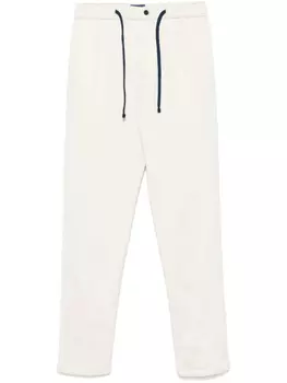 Drumohr брюки из ткани пике, нейтральный