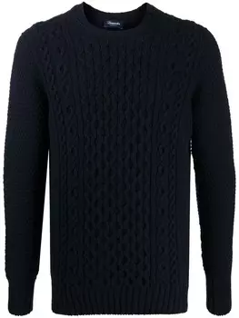 Drumohr джемпер фактурной вязки, синий
