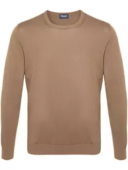 Drumohr джемпер тонкой вязки, коричневый