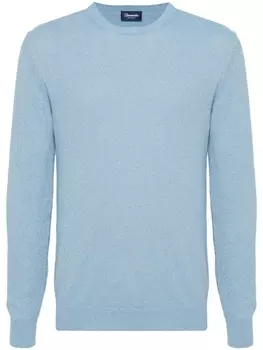 Drumohr фактурный джемпер, синий