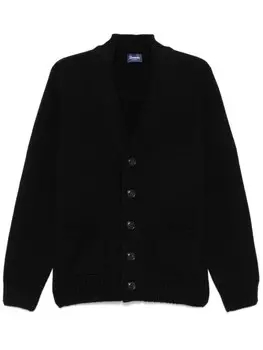 Drumohr кардиган из шерсти мериноса, черный