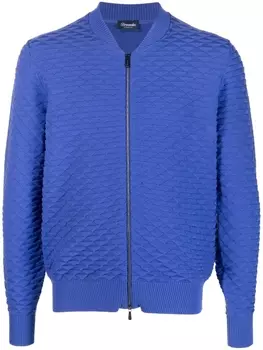 Drumohr кардиган с узором, синий