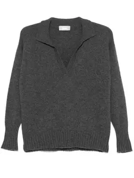 Drumohr кашемировая рубашка поло, серый