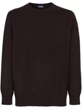 Drumohr кашемировый джемпер, коричневый