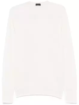 Drumohr кашемировый свитер, белый