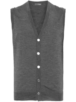 Drumohr меланжевый жилет, серый