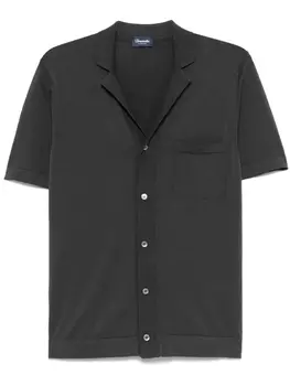 Drumohr рубашка в рубчик, черный