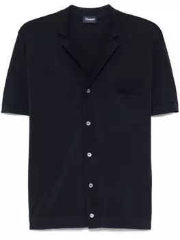 Drumohr рубашка в рубчик, синий