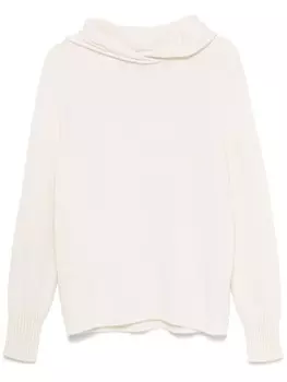 Drumohr свитер с капюшоном, белый