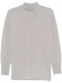 Drumohr свитер с высоким воротником, серый