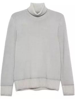 Drumohr свитер с высоким воротником, серый