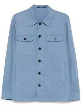 Drumohr твиловая куртка-рубашка, синий