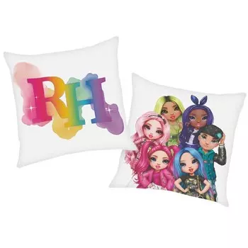 Друзья | Радуга Хай | 40х40см | Детская декоративная подушка | Двусторонний мотив Herding