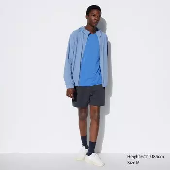 DRY-EX Ультра Эластичные Шорты (Шорты) UNIQLO, темно-серый