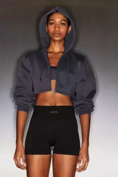 Drymove короткая спортивная куртка с капюшоном H&M, синий