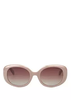 Ds 2297 c3 овальные женские солнцезащитные очки из ацетата Despada, бежевый