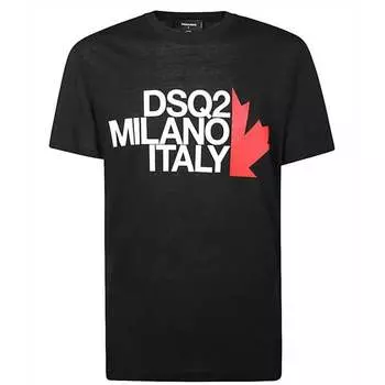 Dsq2 Милан Италия футболка Dsquared2, черный