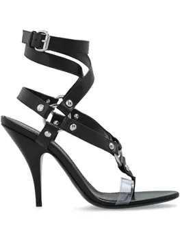 DSQUARED2 115 мм кожаные сандалии, черный